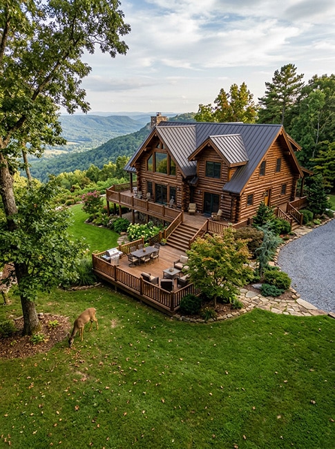 dunalp home for sale with deer